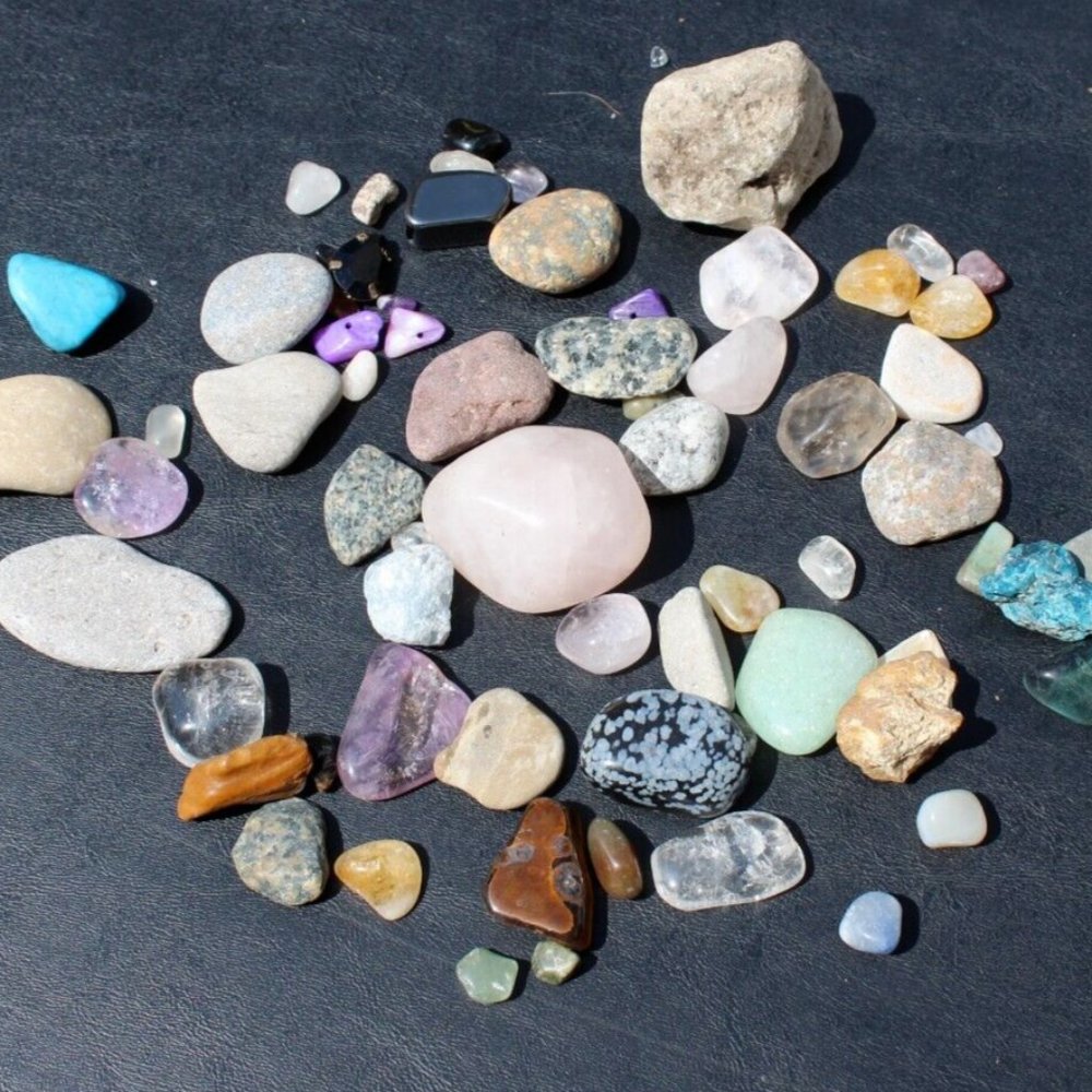Small Bag of Rocks & Gemstones